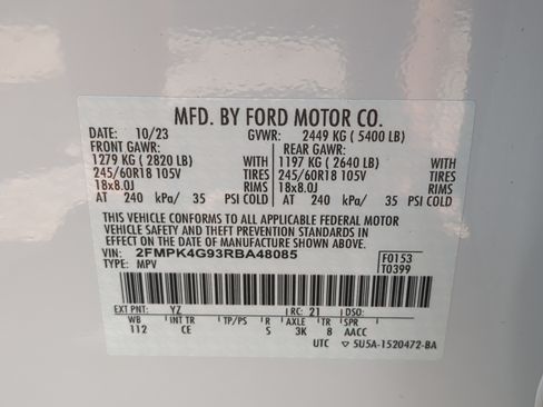Certified 2024 Ford Edge SE w/ Cargo Accessory Package AWD/4WD image 26