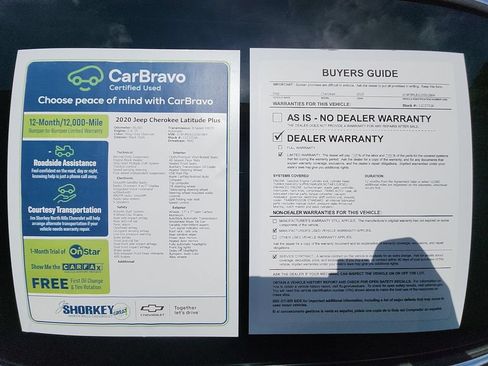 Used 2020 Jeep Cherokee Latitude Plus w/ Cold Weather Group AWD/4WD image 32
