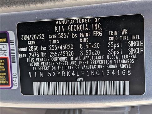 Used 2022 Kia Sorento SX FWD image 27