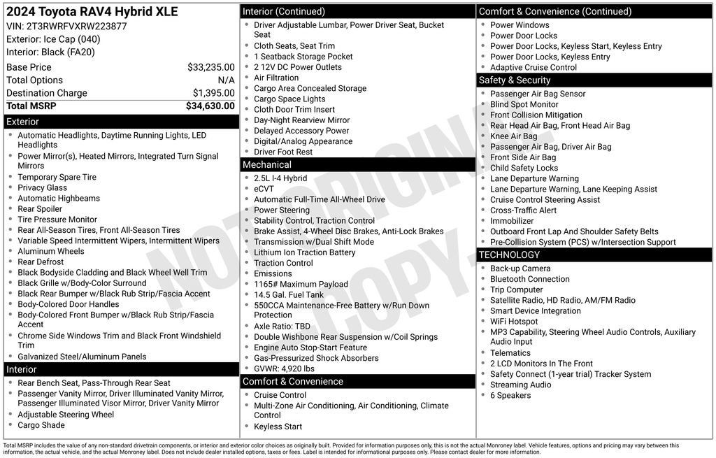 Used 2024 Toyota RAV4 XLE AWD/4WD image 5