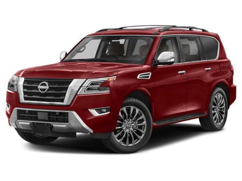 Used 2024 Nissan Armada Platinum w/ Captain's Chairs Package AWD/4WD image 1