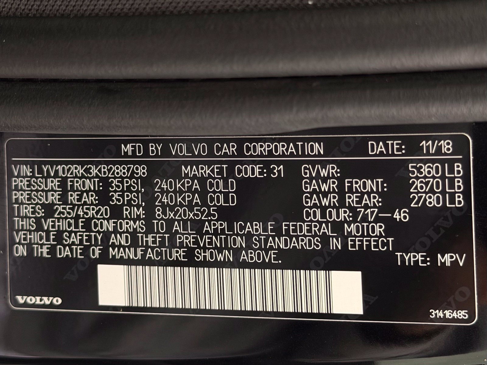 Used 2019 Volvo XC60 T5 Momentum w/ Multimedia Package AWD/4WD image 52
