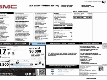 New 2026 GMC Sierra 1500 Elevation