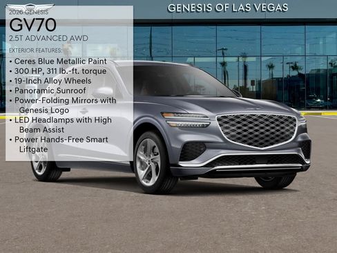 New 2026 Genesis GV70 2.5T Advanced AWD/4WD image 3