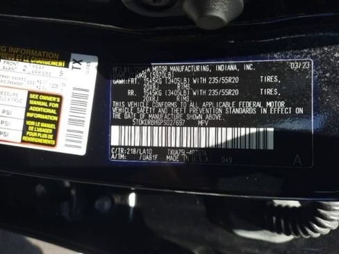 Used 2023 Toyota Highlander Platinum AWD/4WD image 7