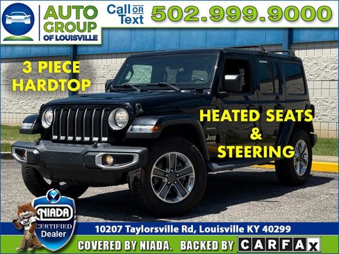 Used 2018 Jeep Wrangler Unlimited Sahara AWD/4WD image 1
