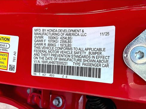 New 2026 Honda Civic Sport image 19