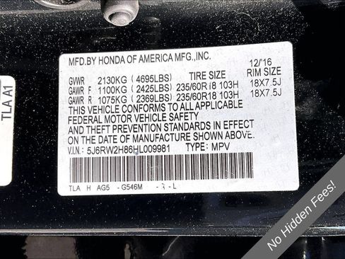 Used 2017 Honda CR-V EX-L image 29