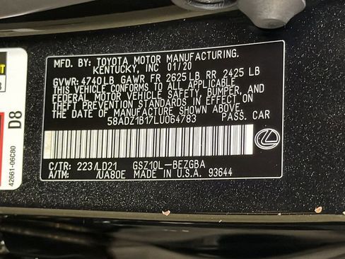 Used 2020 Lexus ES 350 w/ Premium Package FWD image 31