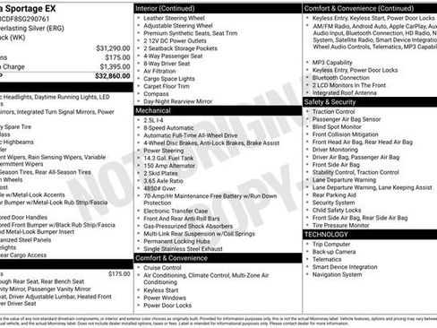 Certified 2025 Kia Sportage EX image 34