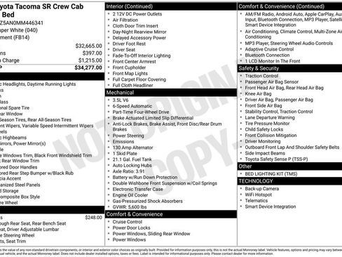 Used 2021 Toyota Tacoma SR image 4