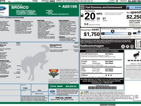 Used 2022 Ford Bronco Outer Banks image 10