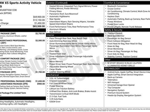 New 2026 BMW X5 xDrive40i w/ M Sport Package image 11