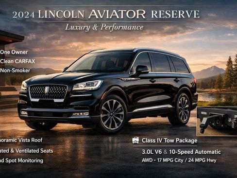Certified 2024 Lincoln Aviator Reserve w/ Elements Package Plus image 46