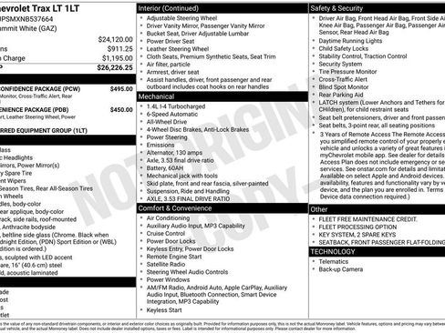 Used 2022 Chevrolet Trax LT w/ Driver Confidence Package AWD/4WD image 39