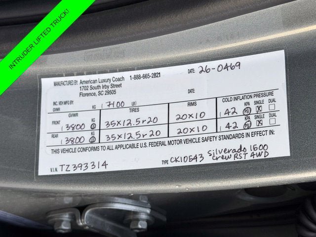New 2026 Chevrolet Silverado 1500 RST AWD/4WD image 26