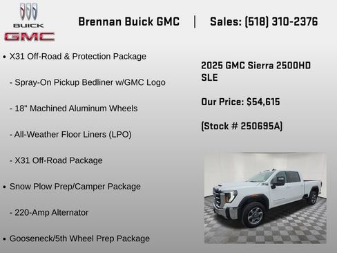 Certified 2025 GMC Sierra 2500 SLE w/ SLE Value Package; AWD/4WD image 18