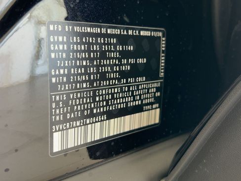 New 2026 Volkswagen Tiguan S image 19