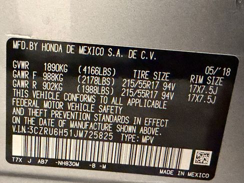 Used 2018 Honda HR-V EX image 25