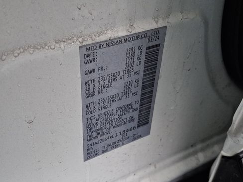 Certified 2024 Nissan Murano SV w/ SV Midnight Edition Package image 26