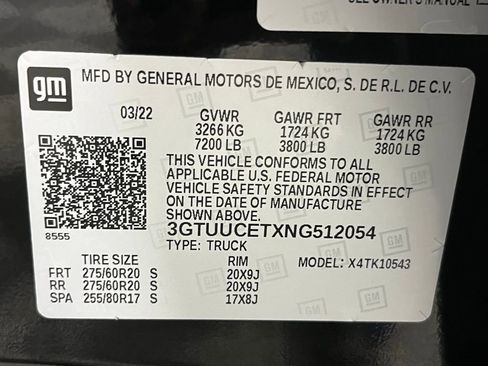 Used 2022 GMC Sierra 1500 Elevation w/ Elevation Premium Package image 34