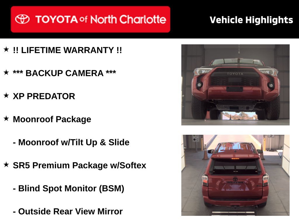 Used 2022 Toyota 4Runner SR5 Premium w/ Moonroof Package RWD image 4