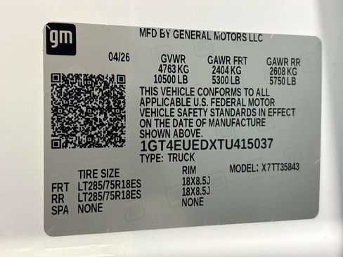 New 2026 GMC Sierra EV AT4 w/ AT4 Premium Package AWD/4WD image 32