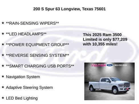 Used 2025 RAM 3500 Limited AWD/4WD image 30
