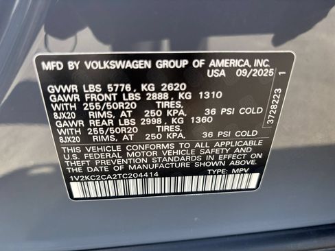 Used 2026 Volkswagen Atlas Cross Sport SE AWD/4WD image 33