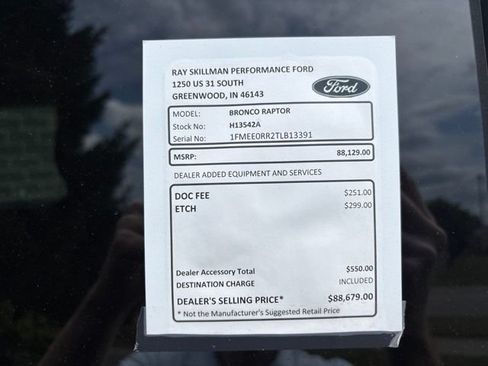 Certified 2026 Ford Bronco Raptor AWD/4WD image 3