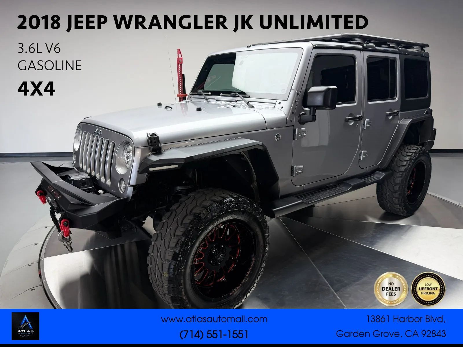 Used 2018 Jeep Wrangler Unlimited Sahara AWD/4WD image 1