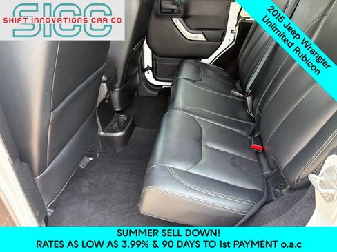 Used 2015 Jeep Wrangler Unlimited Rubicon w/ Connectivity Group AWD/4WD image 22