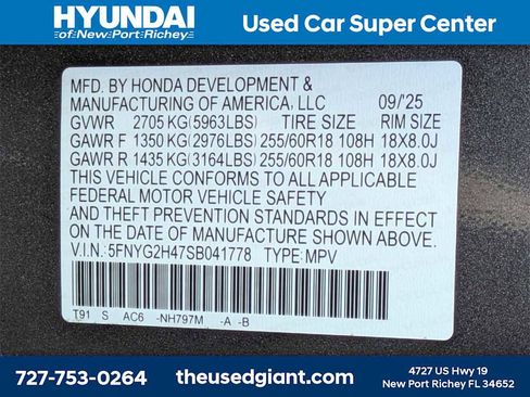 Used 2025 Honda Pilot EX-L image 42