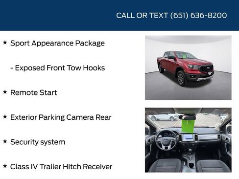 Used 2020 Ford Ranger XLT w/ Equipment Group 301A Mid AWD/4WD image 15