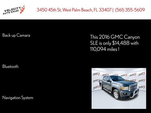 Used 2016 GMC Canyon SLE image 24