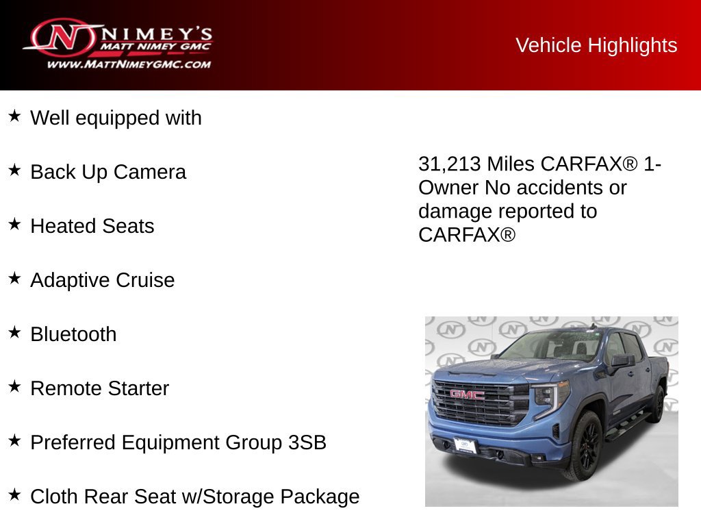 Used 2024 GMC Sierra 1500 Elevation w/ X31 Off-Road Package AWD/4WD image 6