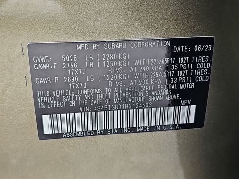 Certified 2024 Subaru Outback Wilderness image 38