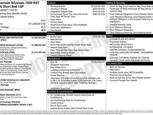 New 2026 Chevrolet Silverado 1500 RST AWD/4WD image 26