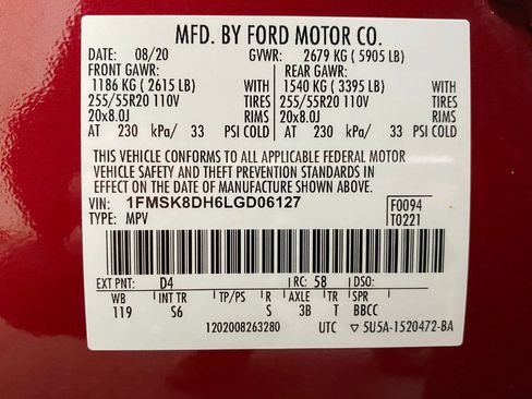 Used 2020 Ford Explorer XLT w/ Equipment Group 202A image 34