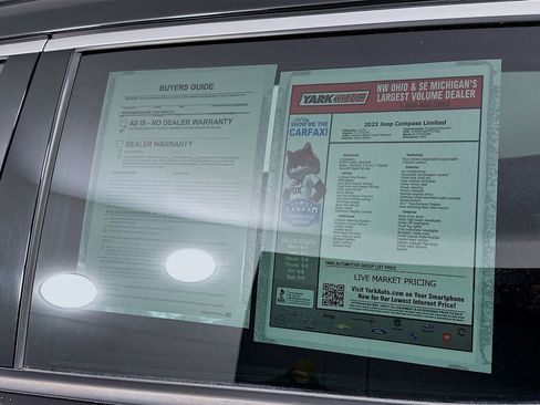 Certified 2023 Jeep Compass Limited w/ Elite Group image 16