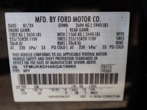 Used 2025 Ford Explorer Active w/ Active Comfort Package AWD/4WD image 35