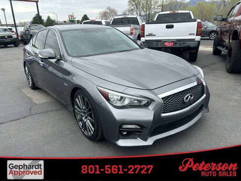 Used 2016 INFINITI Q50 Red Sport 400 image 1
