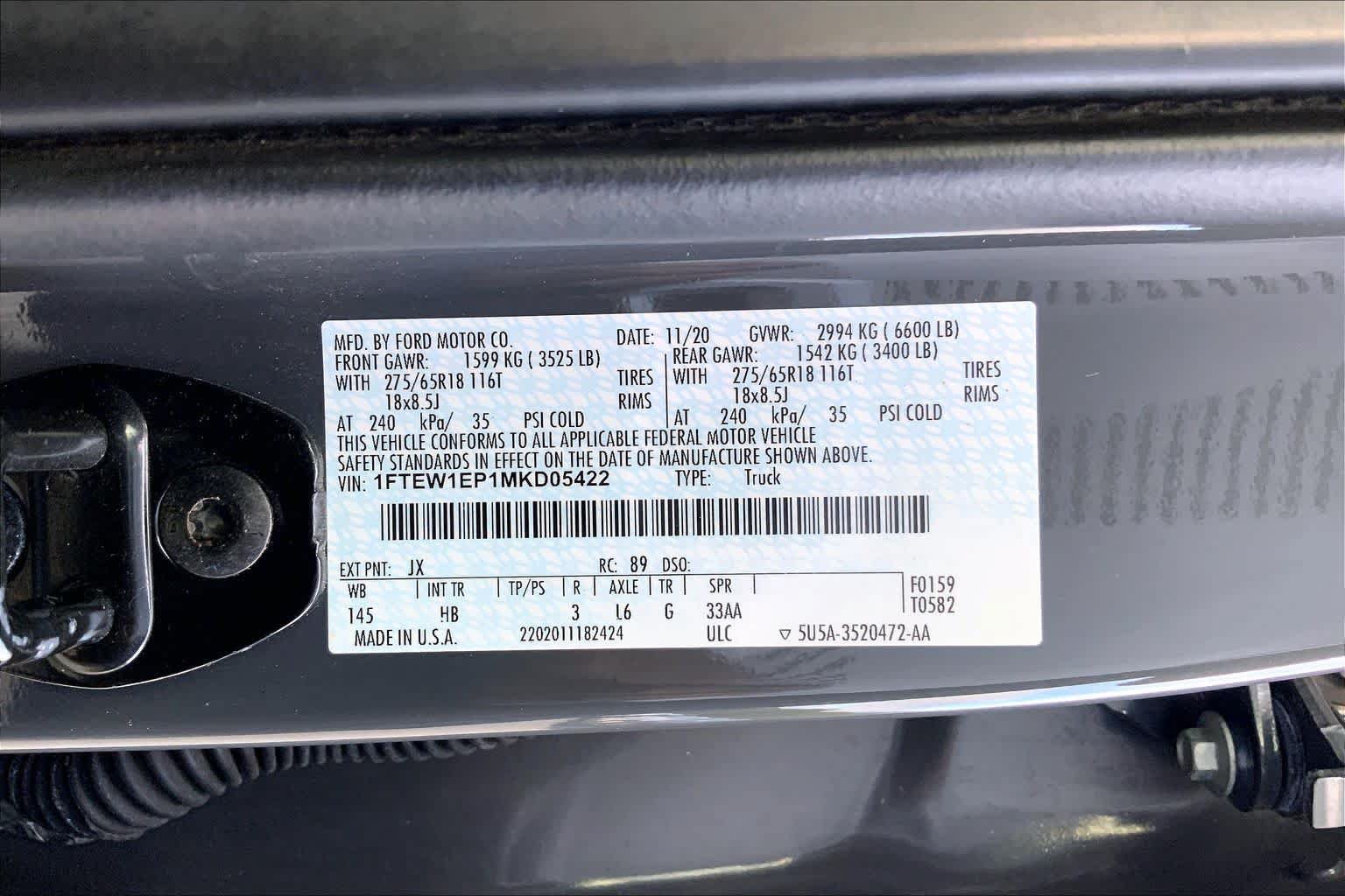 Used 2021 Ford F150 Lariat AWD/4WD image 28