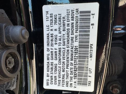 Used 2015 Honda Civic LX image 22