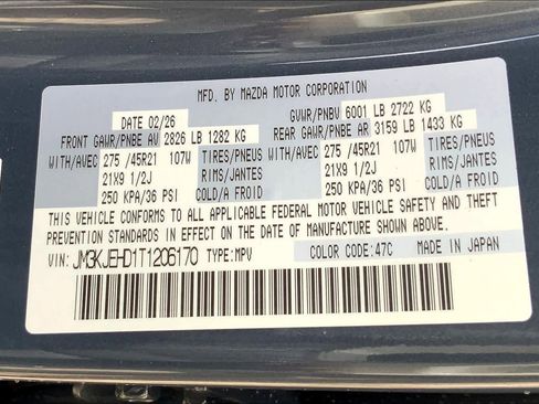 New 2026 MAZDA CX-70 3.3 Turbo w/ Premium Plus Pkg AWD/4WD image 21