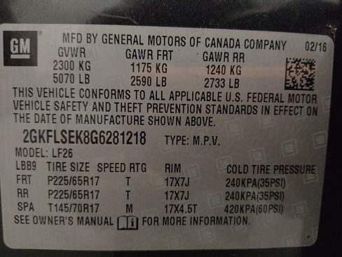 Used 2016 GMC Terrain SLE AWD/4WD image 33