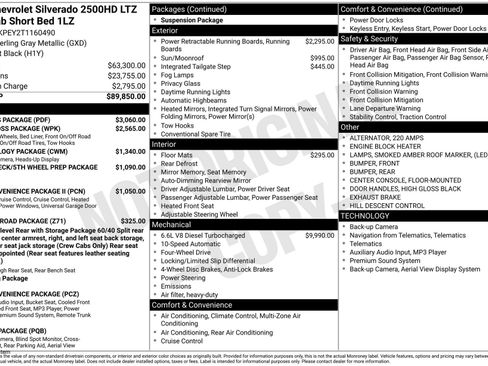 New 2026 Chevrolet Silverado 2500 LTZ w/ LTZ Plus Package AWD/4WD image 4