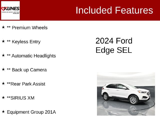 Used 2024 Ford Edge SEL AWD/4WD image 3