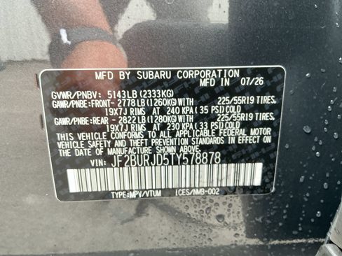New 2026 Subaru Outback Touring XT AWD/4WD image 29