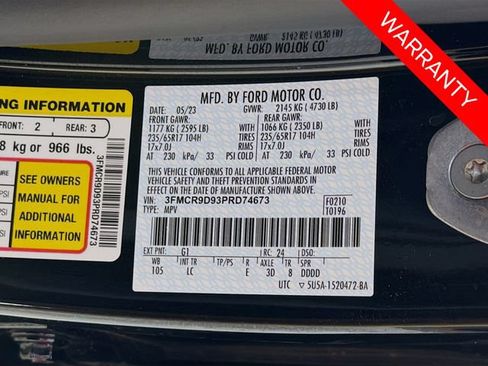 Certified 2023 Ford Bronco Sport Badlands AWD/4WD image 32